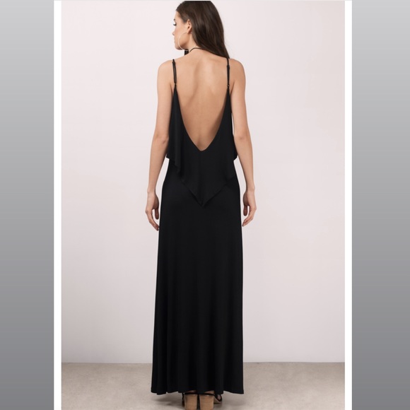 TOBI black maxi dress - Picture 3 of 12